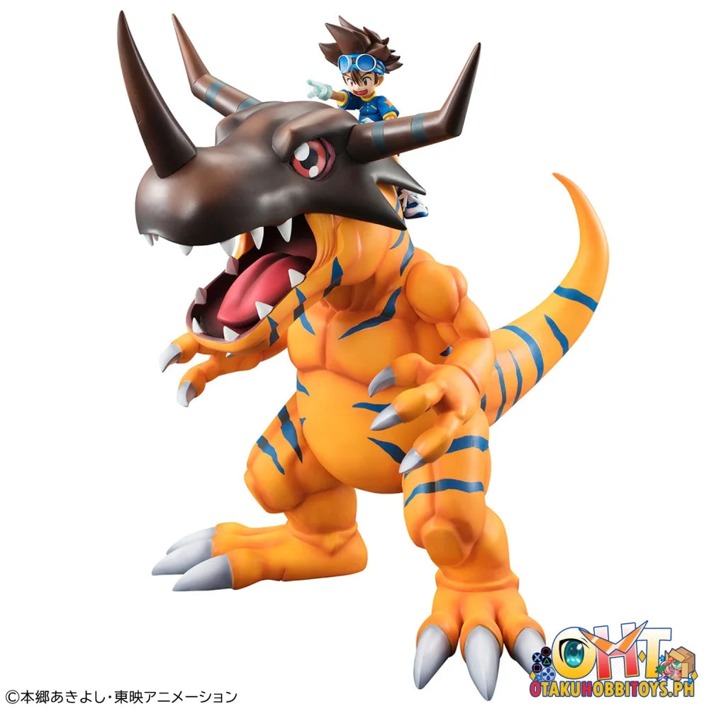 Megahouse Precious G.E.M. Series Digimon Adventure Greymon & Taichi Yagami (Repeat) - Scale Figure