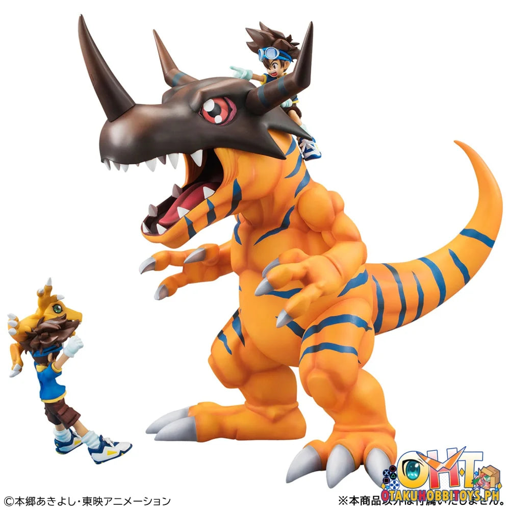 Megahouse Precious G.E.M. Series Digimon Adventure Greymon & Taichi Yagami (Repeat) - Scale Figure