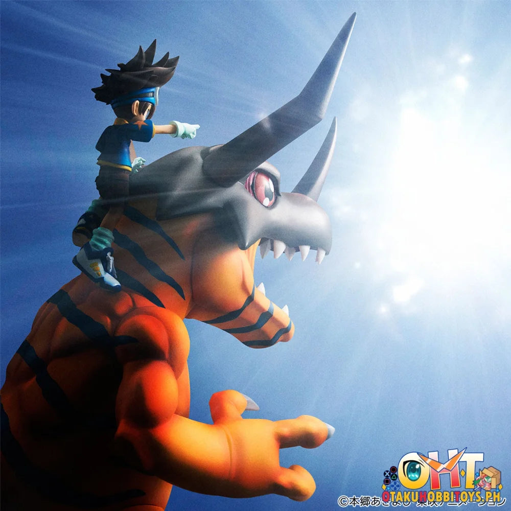 Megahouse Precious G.E.M. Series Digimon Adventure Greymon & Taichi Yagami (Repeat) - Scale Figure