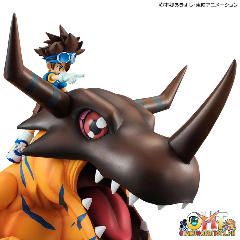 Megahouse Precious G.E.M. Series Digimon Adventure Greymon & Taichi Yagami (Repeat) - Scale Figure