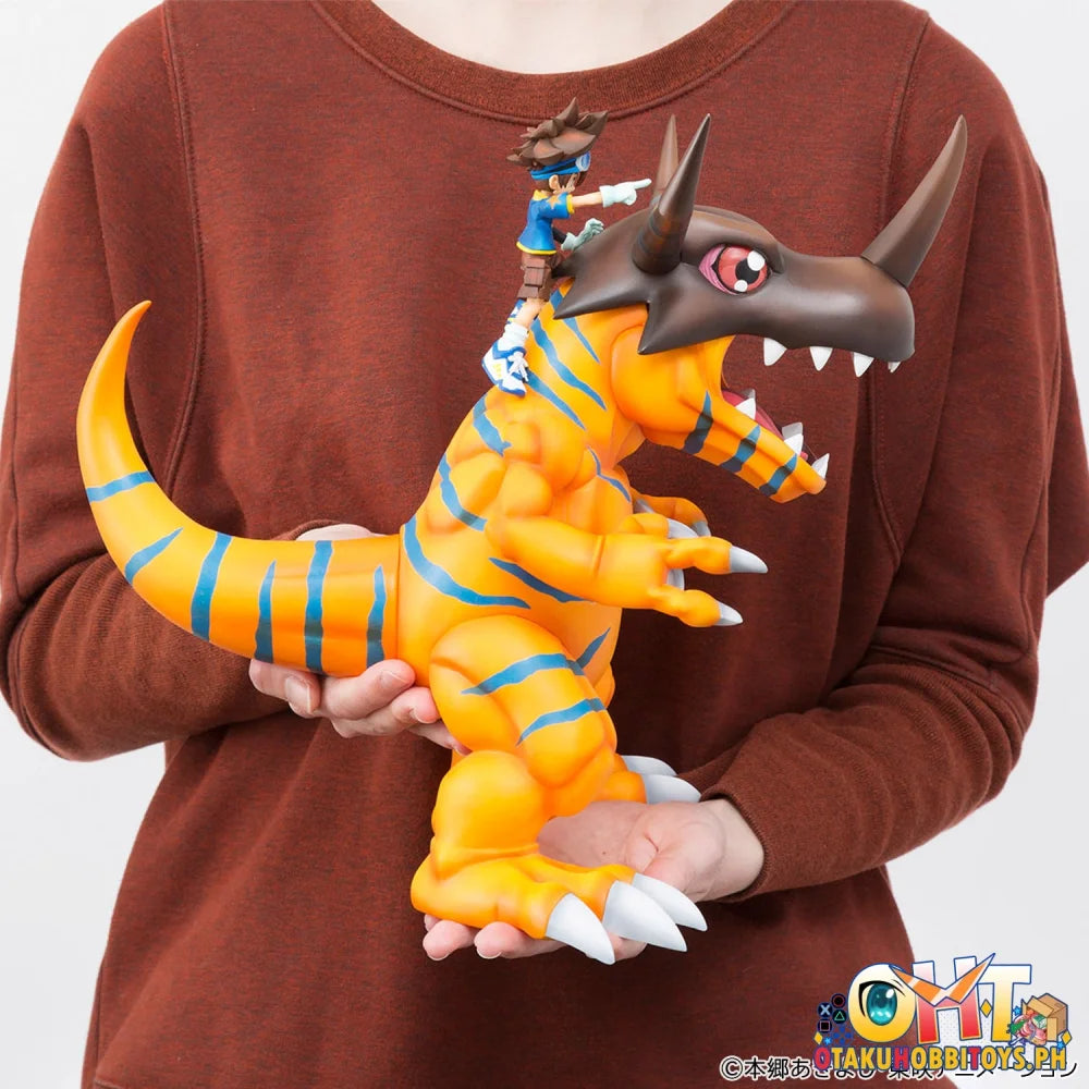 Megahouse Precious G.E.M. Series Digimon Adventure Greymon & Taichi Yagami (Repeat) - Scale Figure