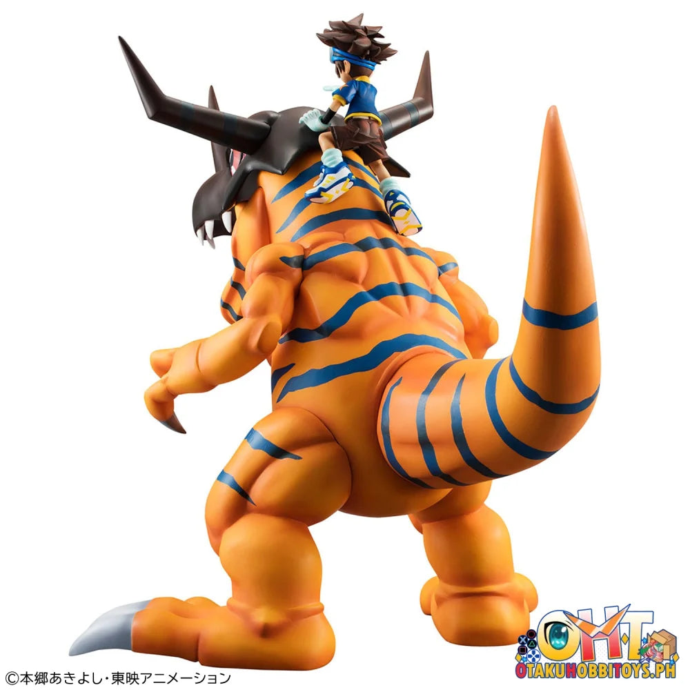Megahouse Precious G.E.M. Series Digimon Adventure Greymon & Taichi Yagami (Repeat) - Scale Figure