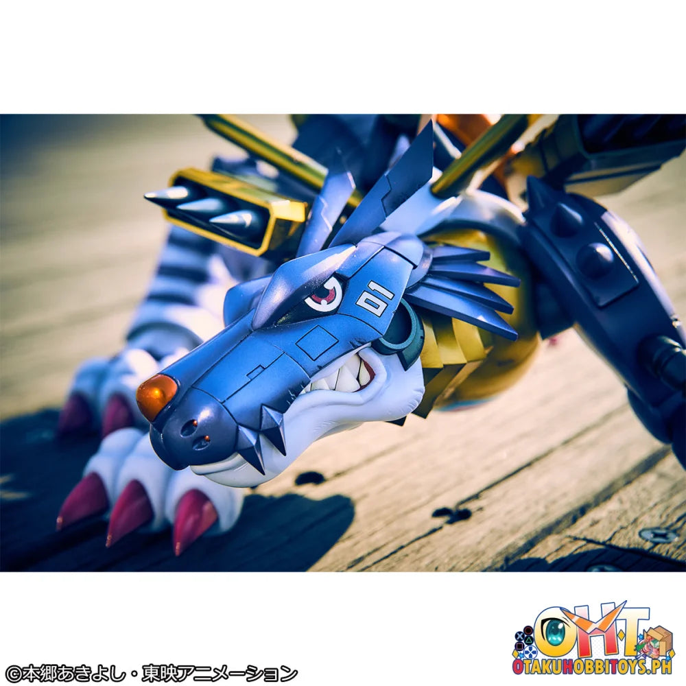 Megahouse Precious G.E.M. Series Digimon Adventure Metal Garurumon & Ishida Yamato (Repeat) Scale Figure