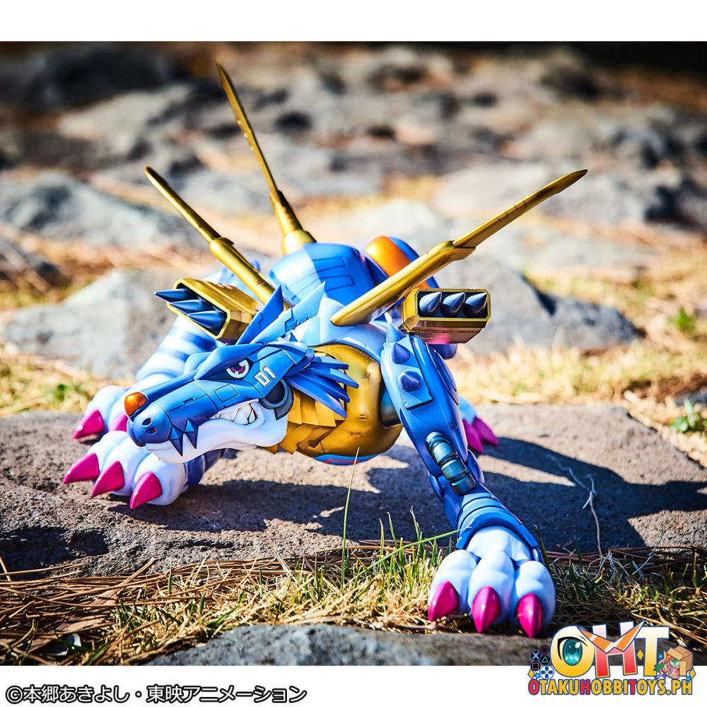 Megahouse Precious G.E.M. Series Digimon Adventure Metal Garurumon & Ishida Yamato (Repeat) Scale Figure