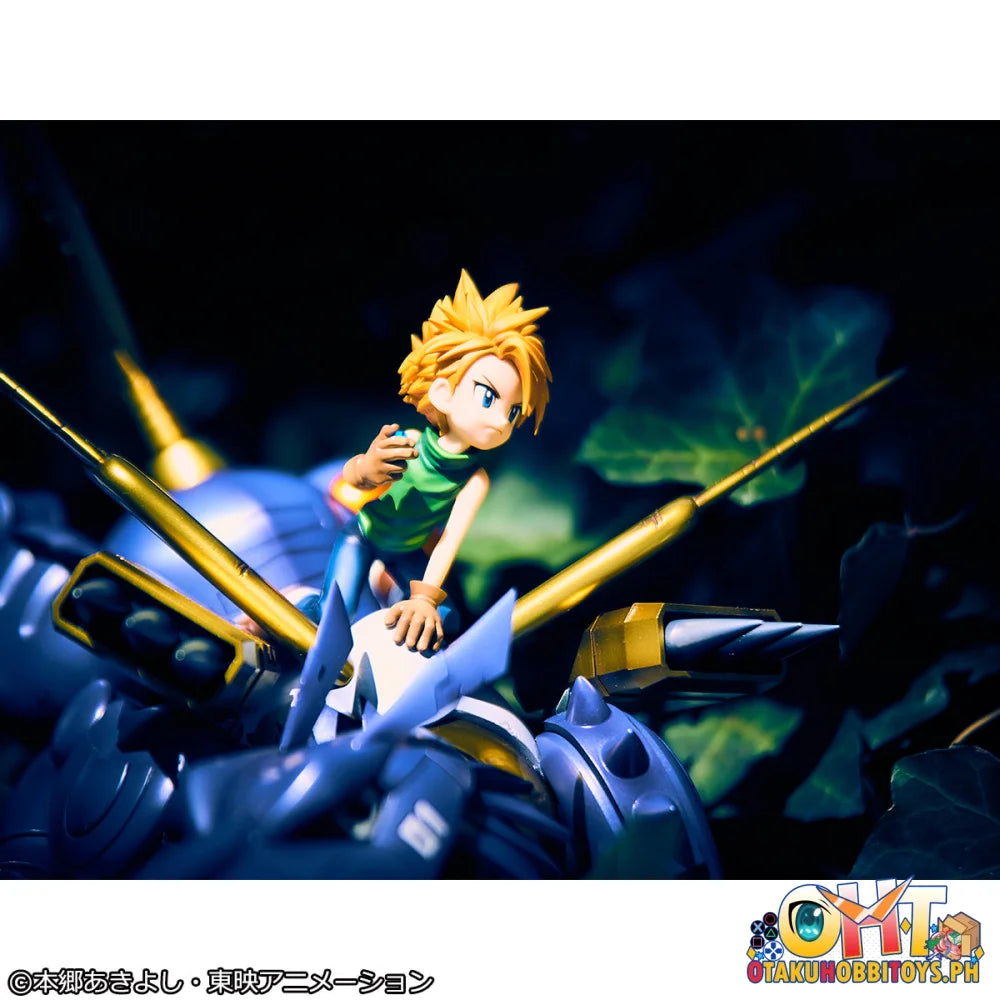 Megahouse Precious G.E.M. Series Digimon Adventure Metal Garurumon & Ishida Yamato (Repeat) Scale Figure
