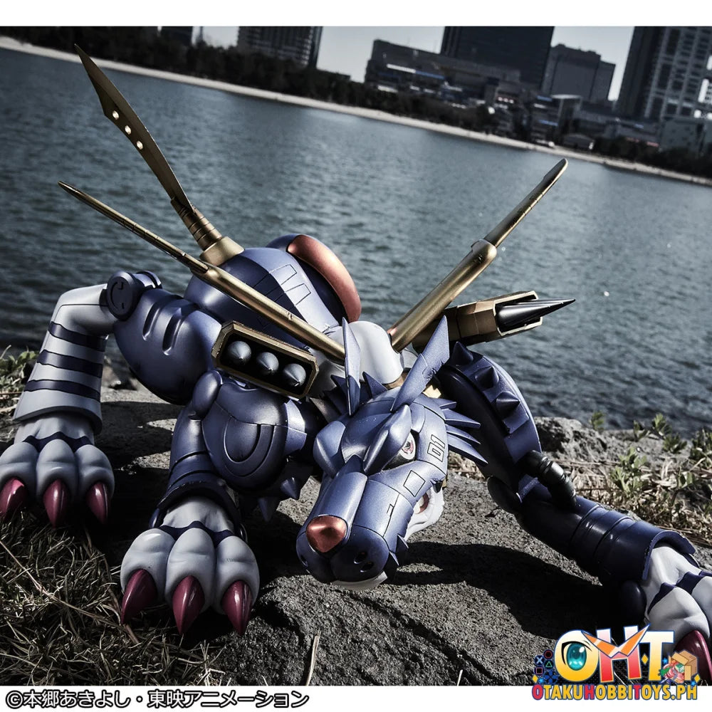 Megahouse Precious G.E.M. Series Digimon Adventure Metal Garurumon & Ishida Yamato (Repeat) Scale Figure