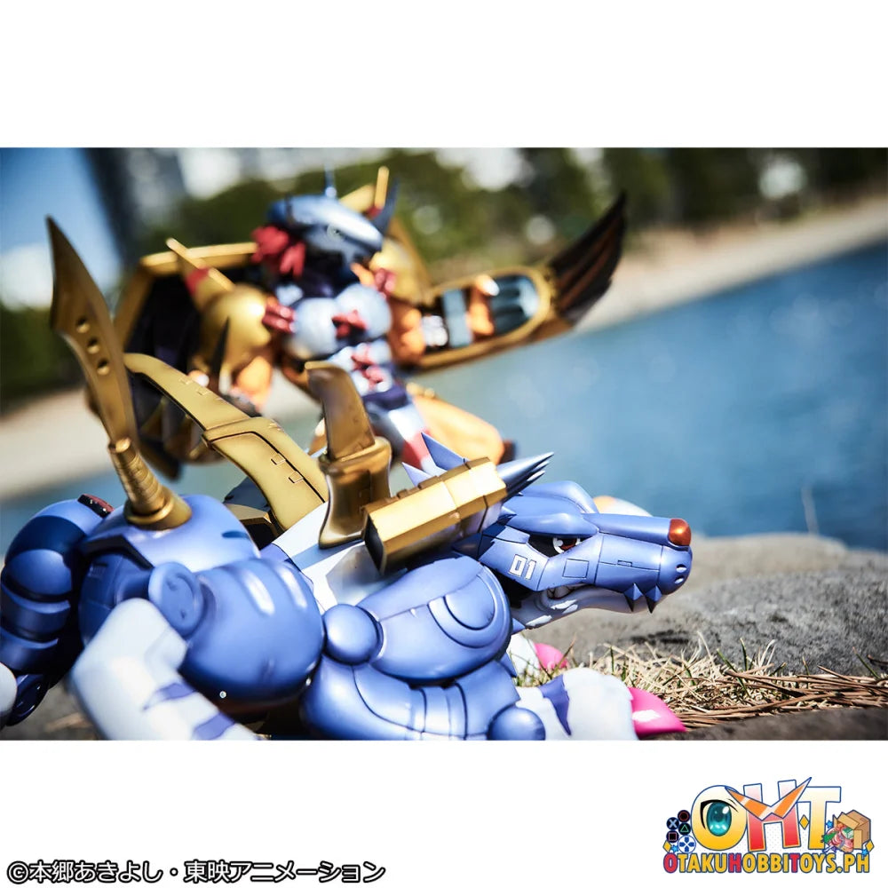 Megahouse Precious G.E.M. Series Digimon Adventure Metal Garurumon & Ishida Yamato (Repeat) Scale Figure