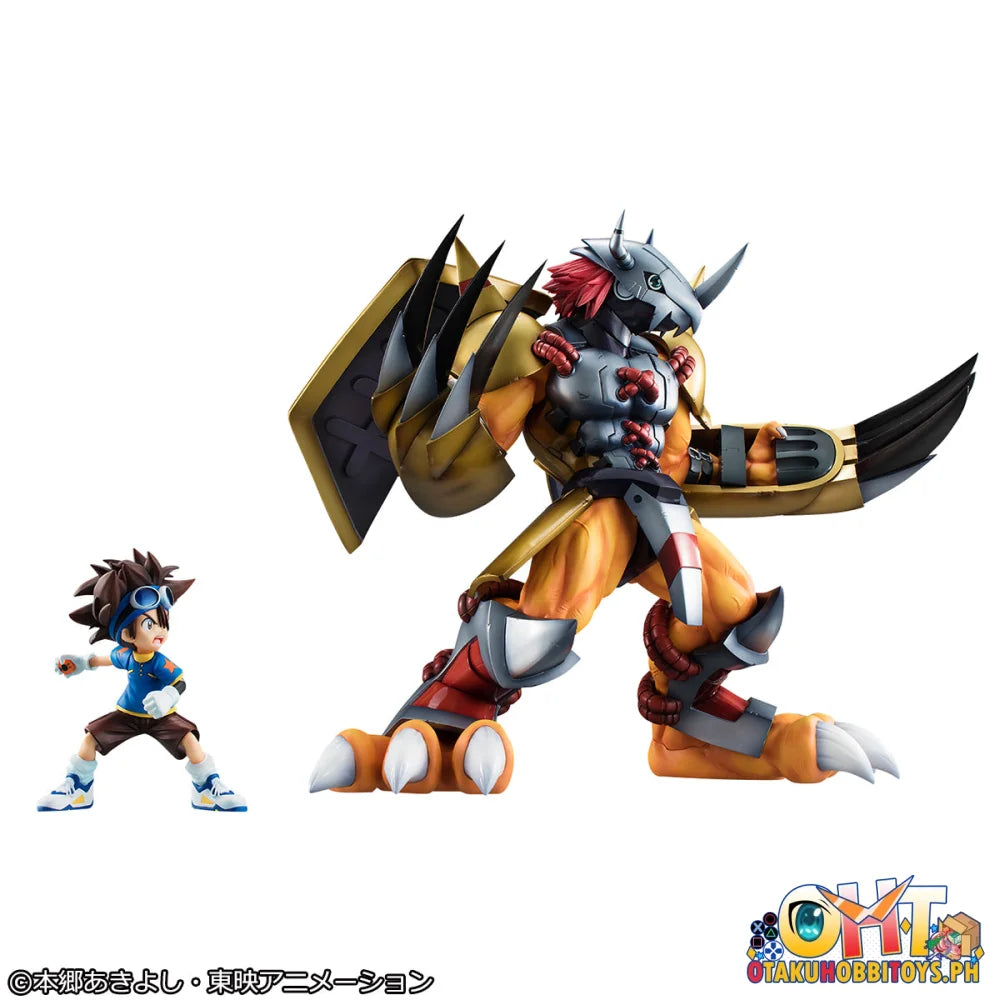Megahouse Precious G.E.M. Series Digimon Adventure Wargreymon & Taichi Yagami (Repeat) Scale Figure