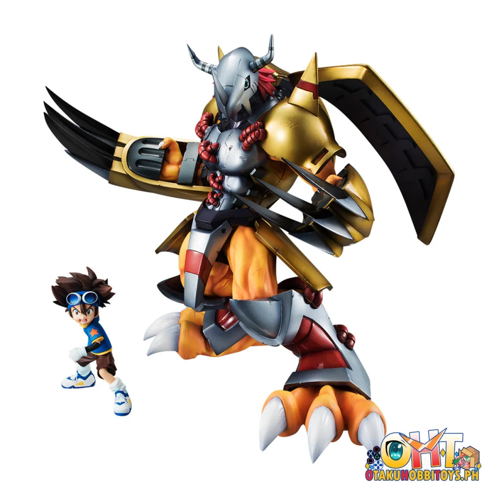 Megahouse Precious G.E.M. Series Digimon Adventure Wargreymon & Taichi Yagami (Repeat) Scale Figure