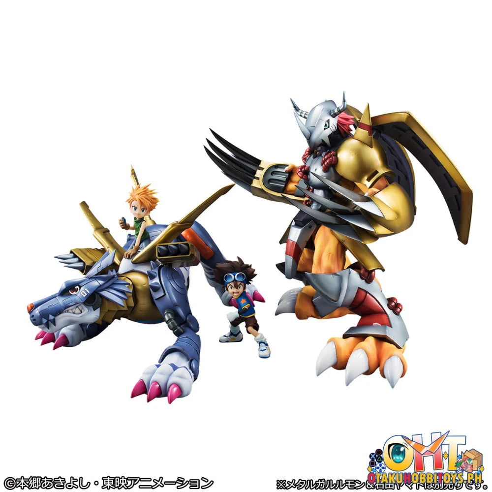 Megahouse Precious G.E.M. Series Digimon Adventure Wargreymon & Taichi Yagami (Repeat) Scale Figure
