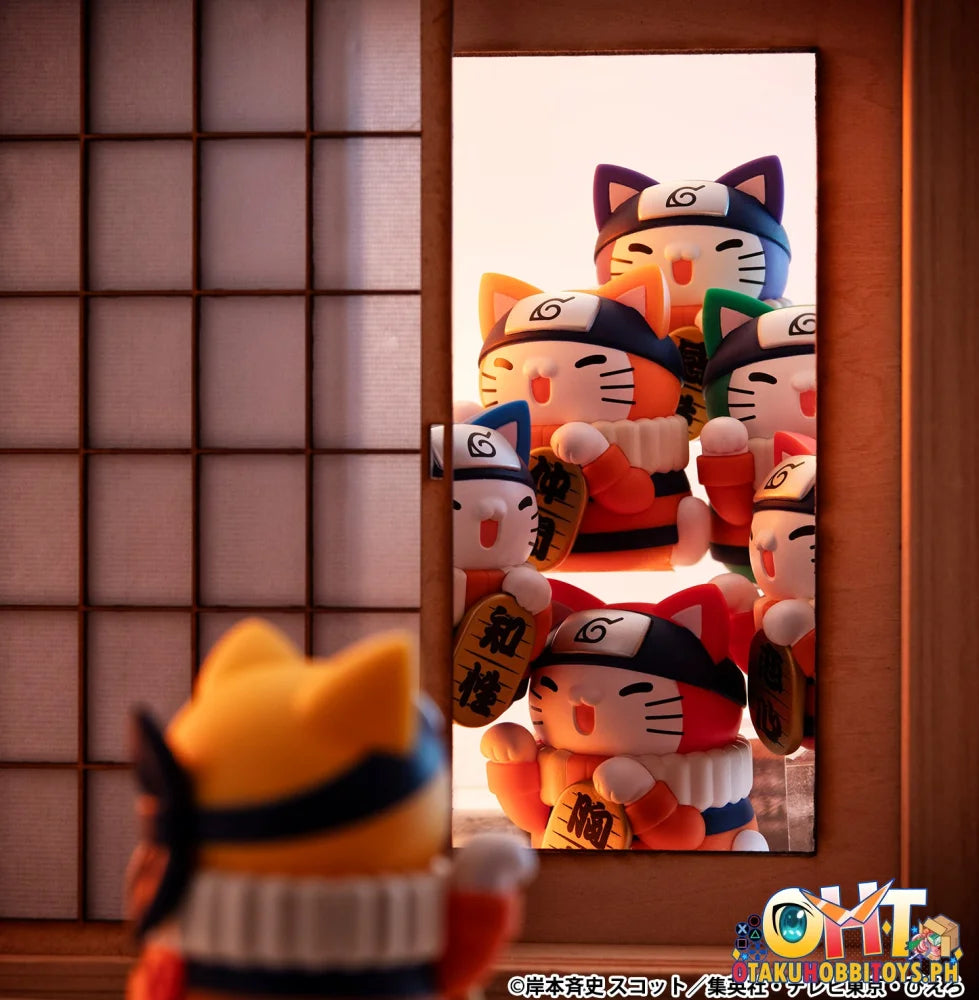 Megahouse SET OF 6 - MEGA CAT PROJECT NARUTO Nyaruto! Colorful FORTUNE CAT Gacha