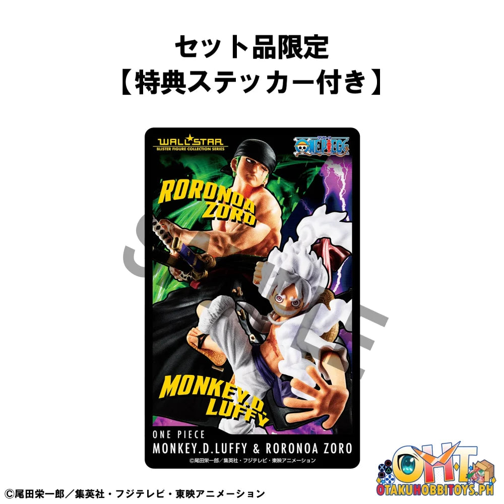 Megahouse WALLSTAR ONE PIECE Monkey D. Luffy GEAR5 & Roronoa Zoro Set [with Gift]