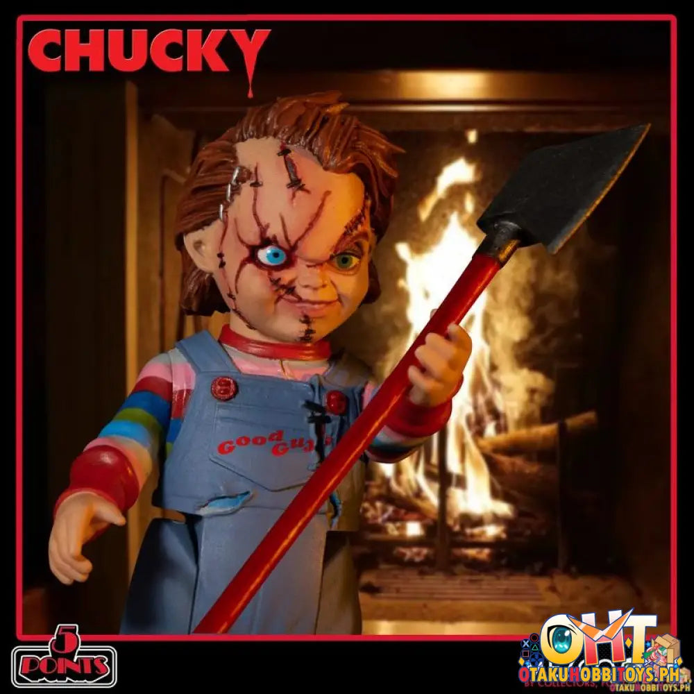 Mezco 5 Points Chucky Deluxe Figure Set