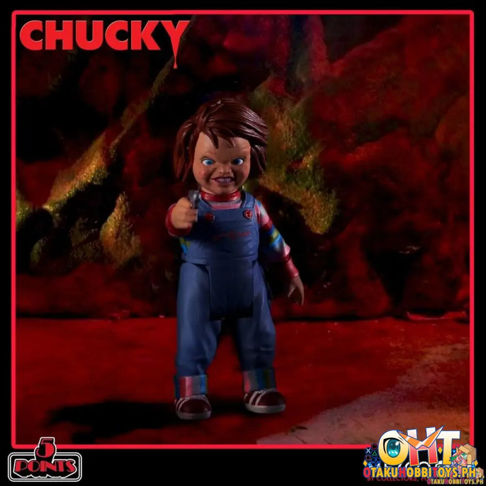 Mezco 5 Points Chucky Deluxe Figure Set