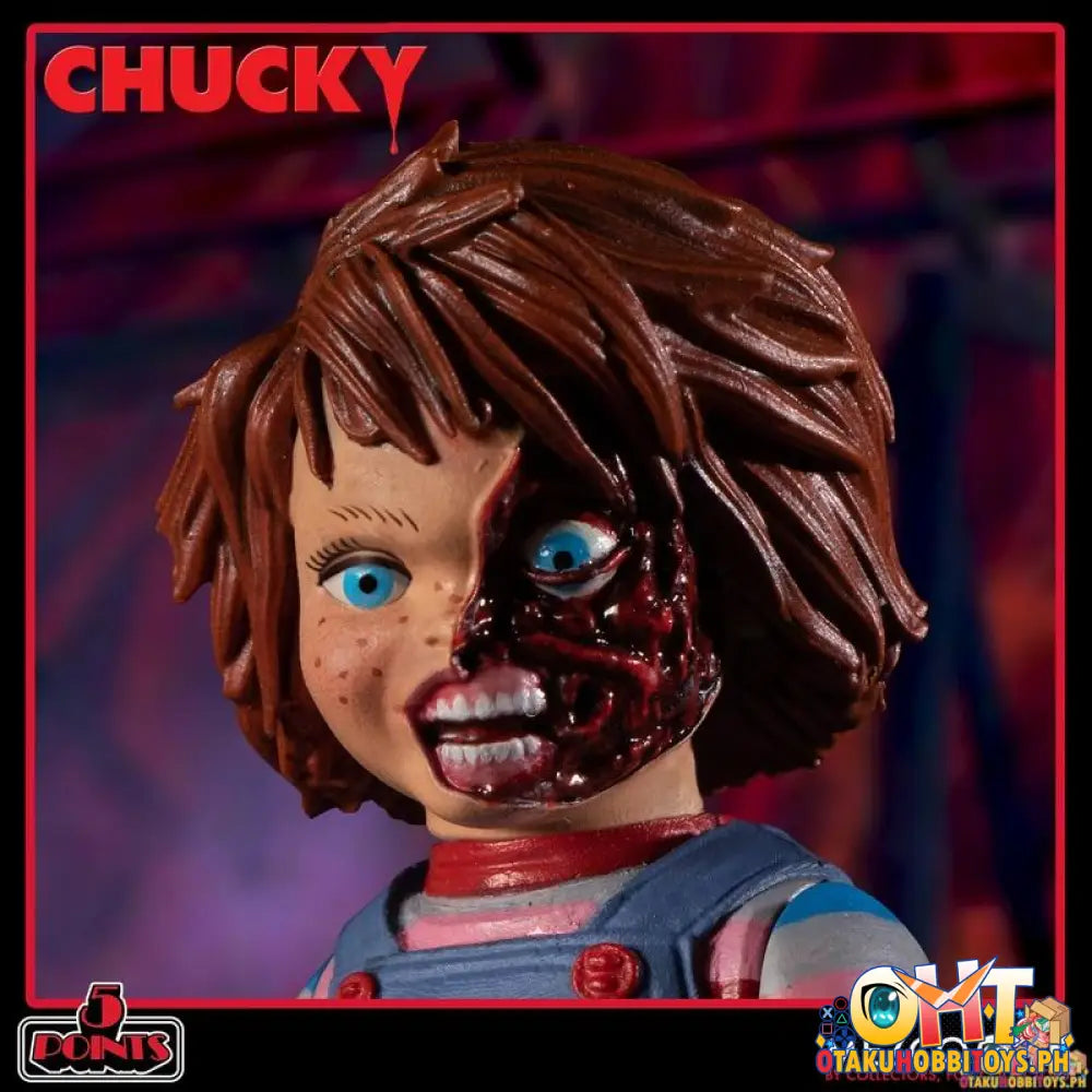 Mezco 5 Points Chucky Deluxe Figure Set