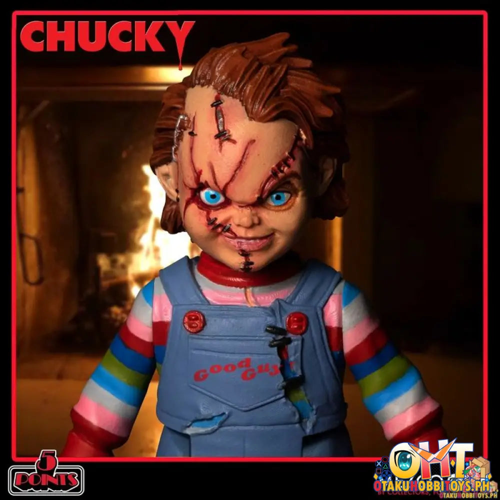 Mezco 5 Points Chucky Deluxe Figure Set