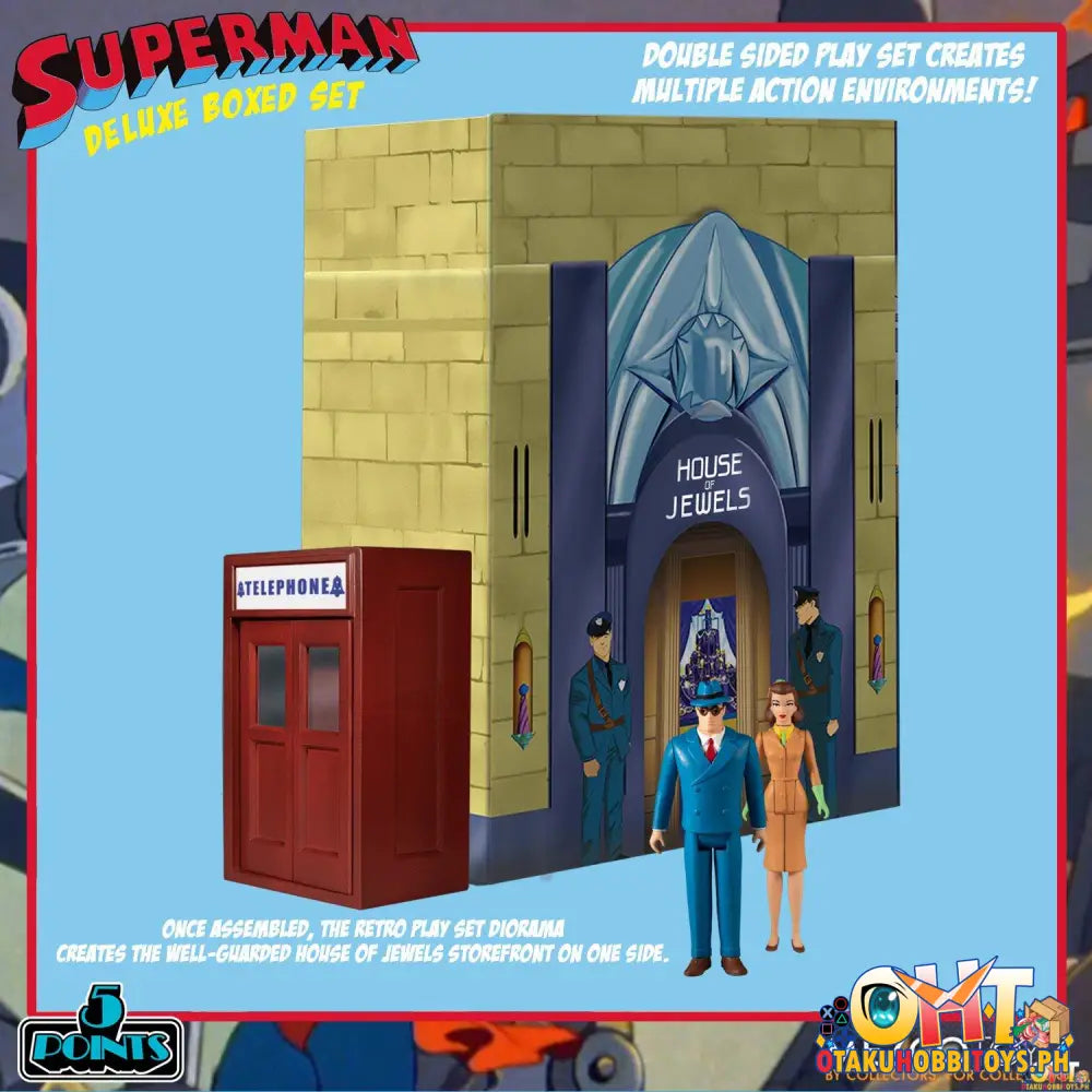 Mezco 5 Points Superman - The Mechanical Monsters (1941): Deluxe Boxed Set