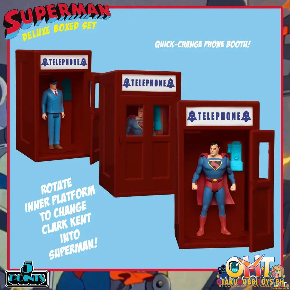 Mezco 5 Points Superman - The Mechanical Monsters (1941): Deluxe Boxed Set