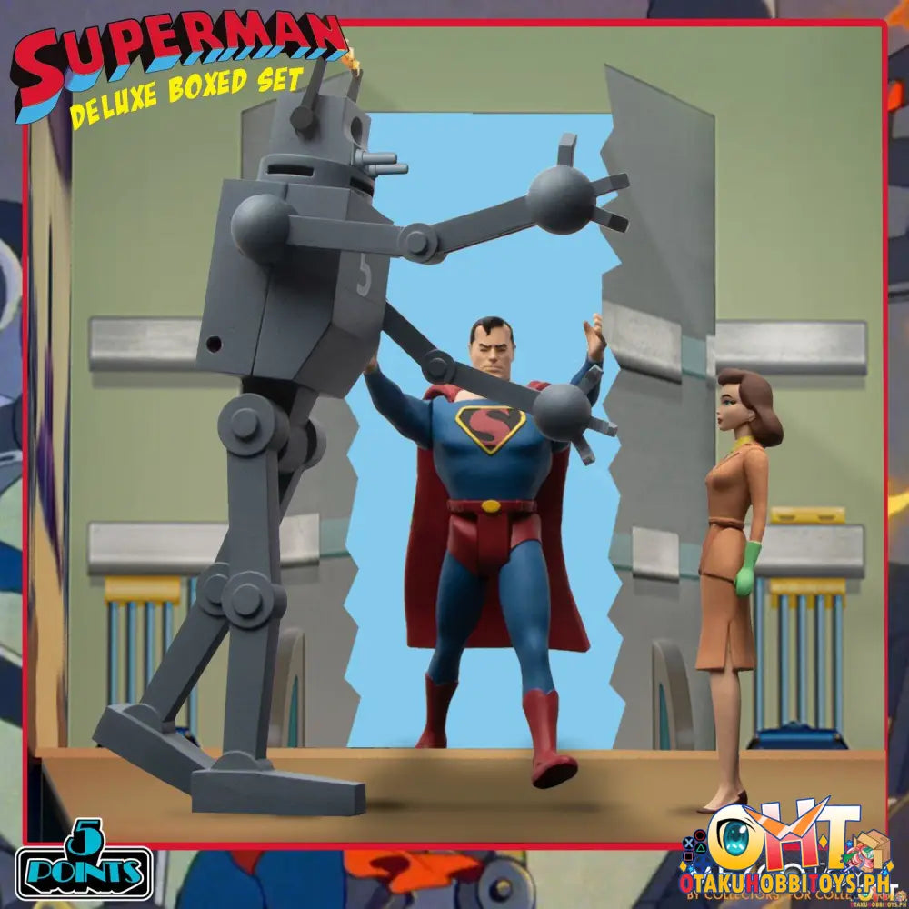 Mezco 5 Points Superman - The Mechanical Monsters (1941): Deluxe Boxed Set