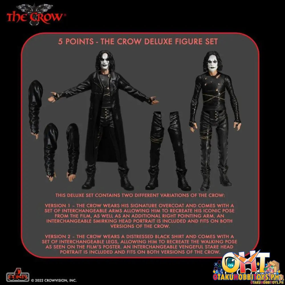 Mezco 5 Points The Crow Deluxe Figure Set