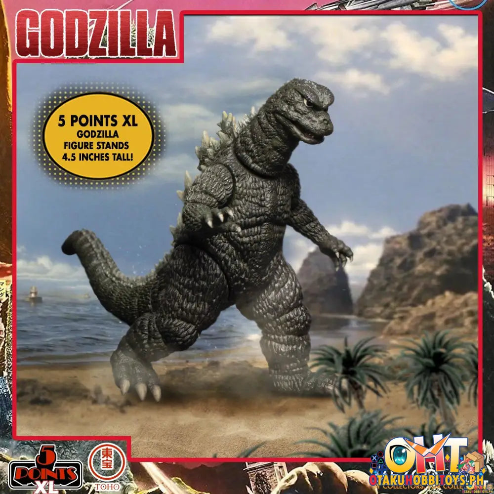 Mezco 5 Points Xl Godzilla: Destroy All Monsters (1968) - Round 1 Boxed Set