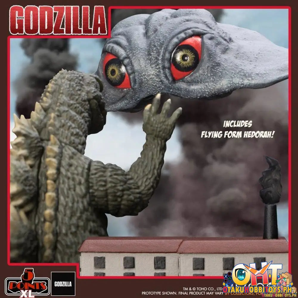 Mezco 5 Points Xl Godzilla Vs Hedorah (1971) Three Figure Boxed Set