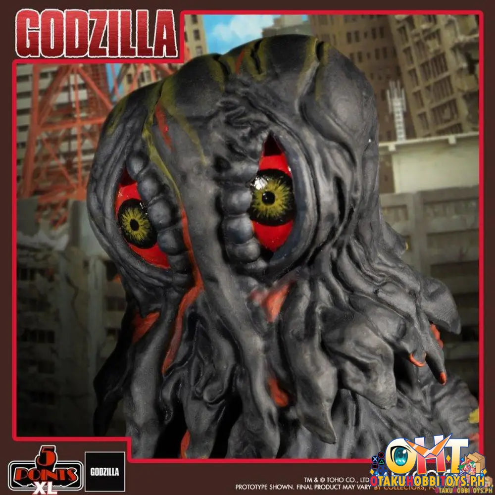 Mezco 5 Points Xl Godzilla Vs Hedorah (1971) Three Figure Boxed Set