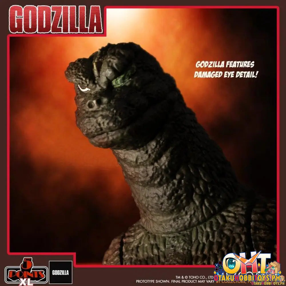 Mezco 5 Points Xl Godzilla Vs Hedorah (1971) Three Figure Boxed Set