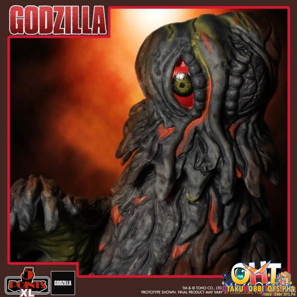 Mezco 5 Points Xl Godzilla Vs Hedorah (1971) Three Figure Boxed Set
