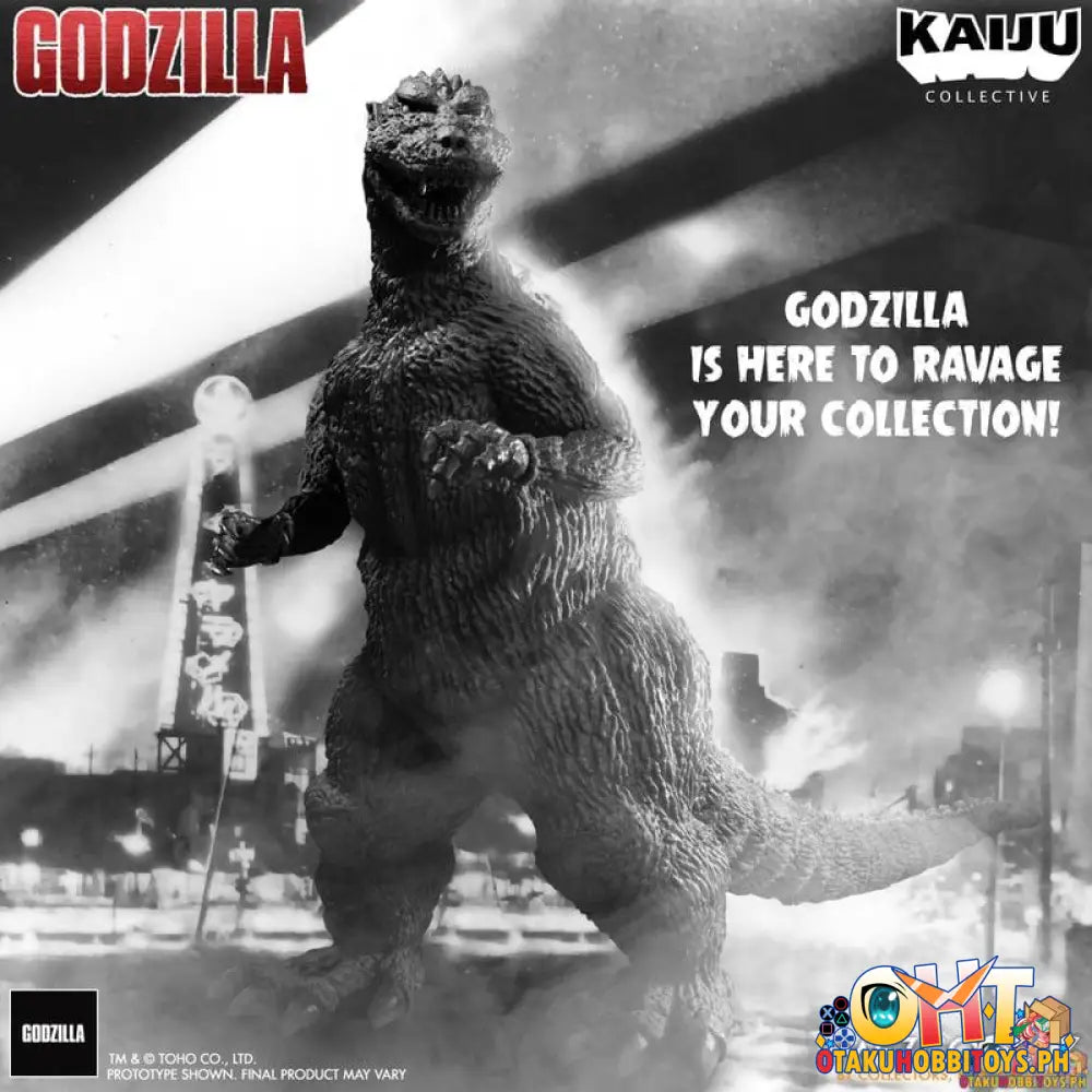 Mezco Kaiju Collective Godzilla (1954) - Black & White Edition