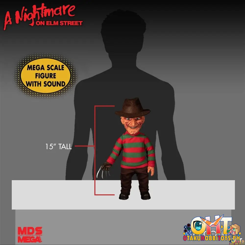 Mezco Mds Mega Scale A Nightmare On Elm Street: Talking Freddy Krueger