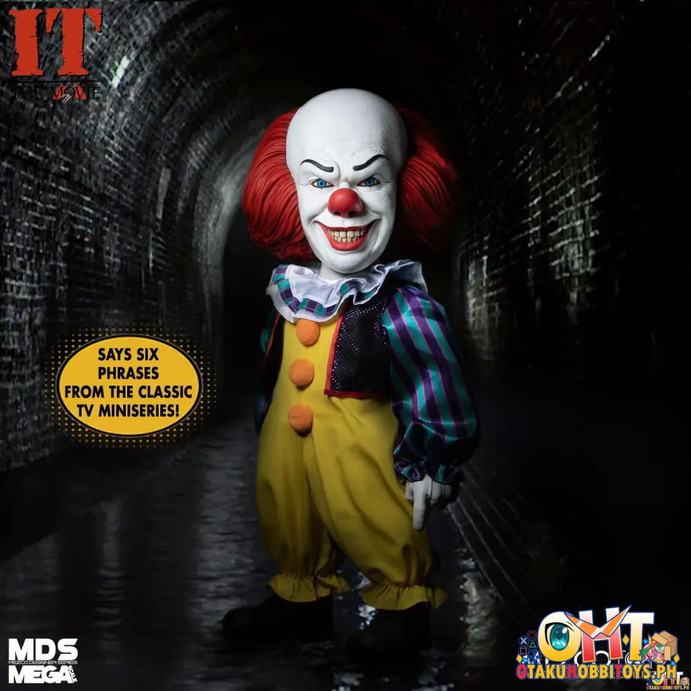 Mezco Mds Mega Scale It (1990): Talking Pennywise