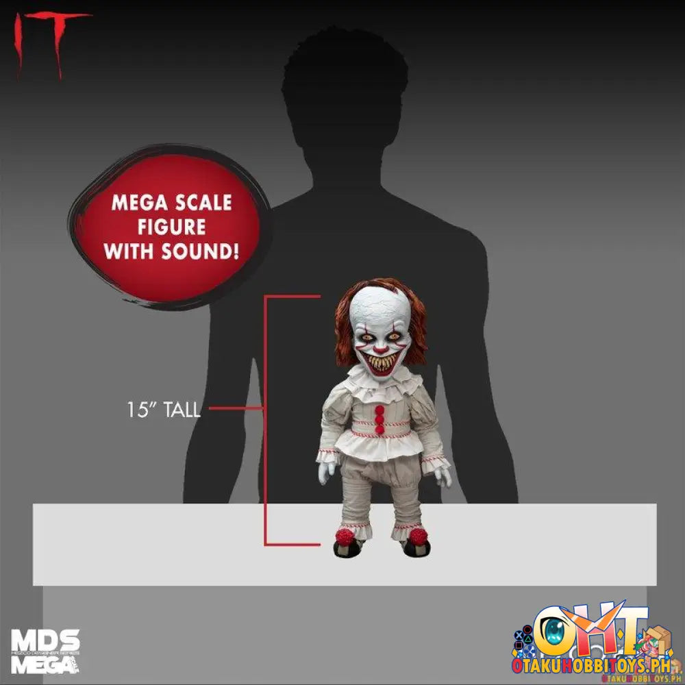 Mezco Mds Mega Scale It: Talking Sinister Pennywise