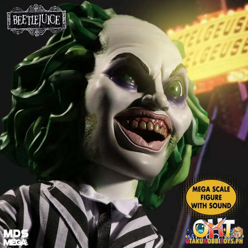 Mezco Mds Mega Scale Talking Beetlejuice