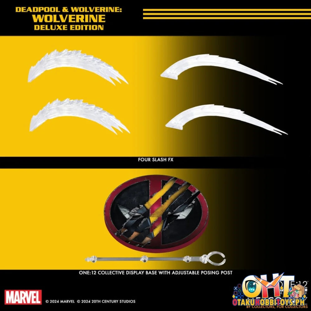 Mezco One:12 Collective Deadpool & Wolverine: Wolverine Deluxe Editon Articulated Figure