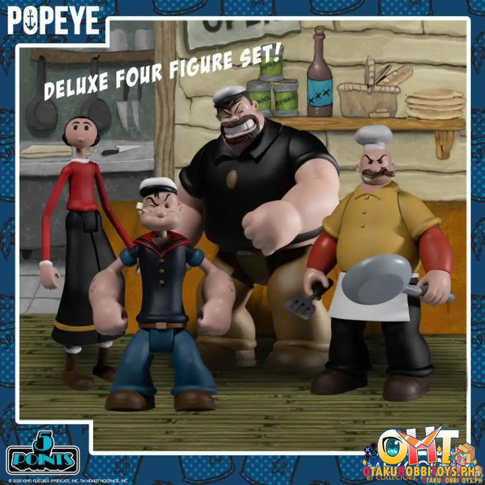 Mezco Popeye Deluxe Boxed Set