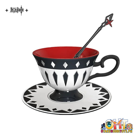 Mihoyo Genshin Impact Arlecchino Impression Afternoon Tea Cup and Saucer Set - ON HAND