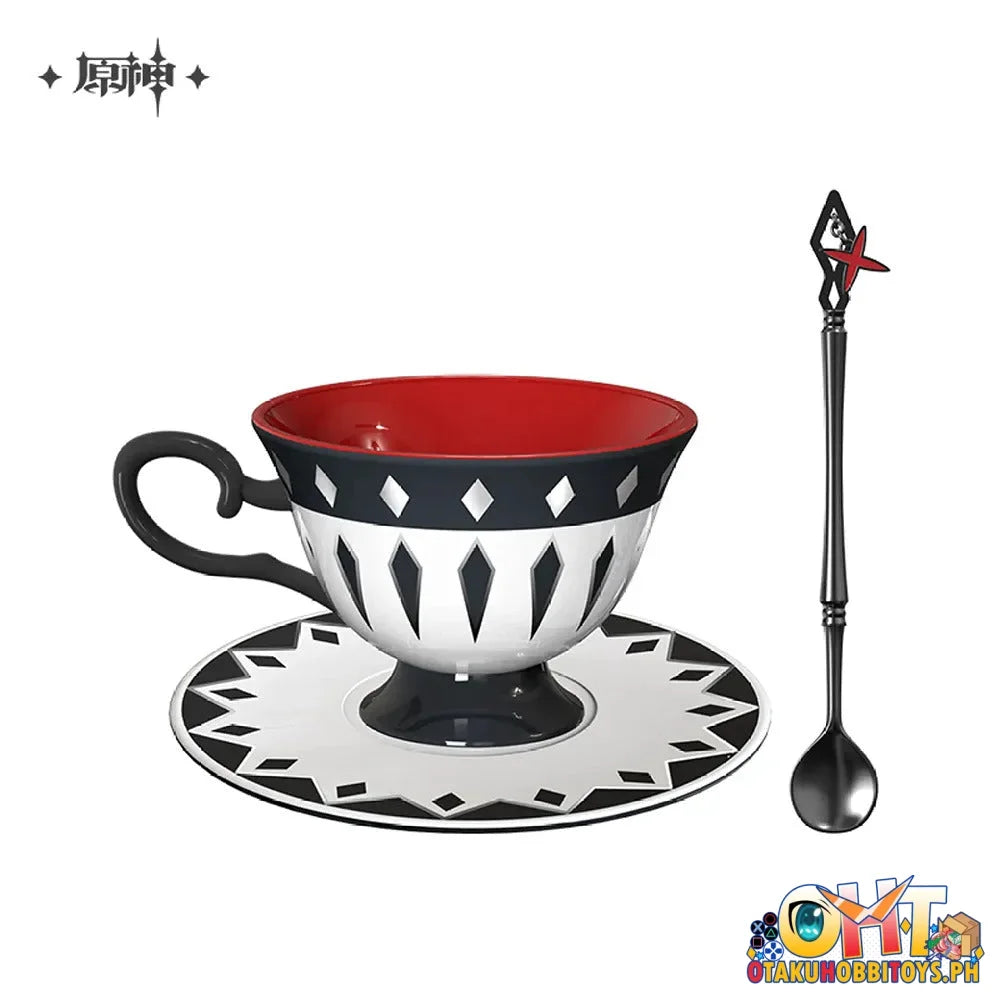 Mihoyo Genshin Impact Arlecchino Impression Afternoon Tea Cup and Saucer Set - ON HAND