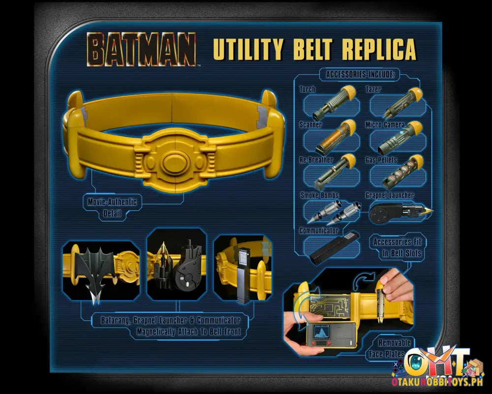 Neca Batman (1989 Movie) - Prop Replica Batman’s Utility Belt