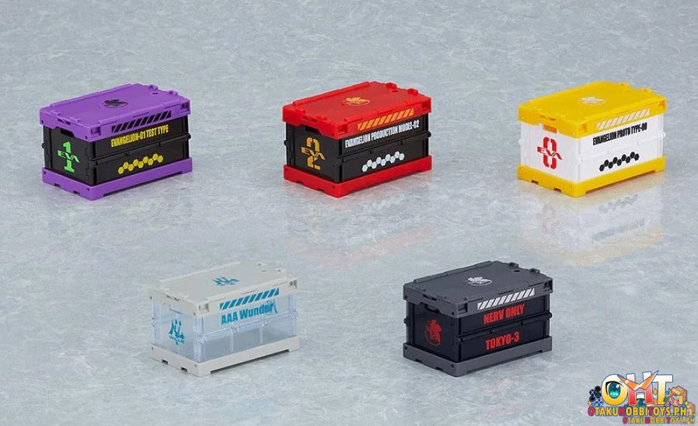 Nendoroid More Evangelion Design Container (Unit-01 Ver./Unit-02 Ver./Unit-00 Ver./NERV Ver./WILLE Ver.)