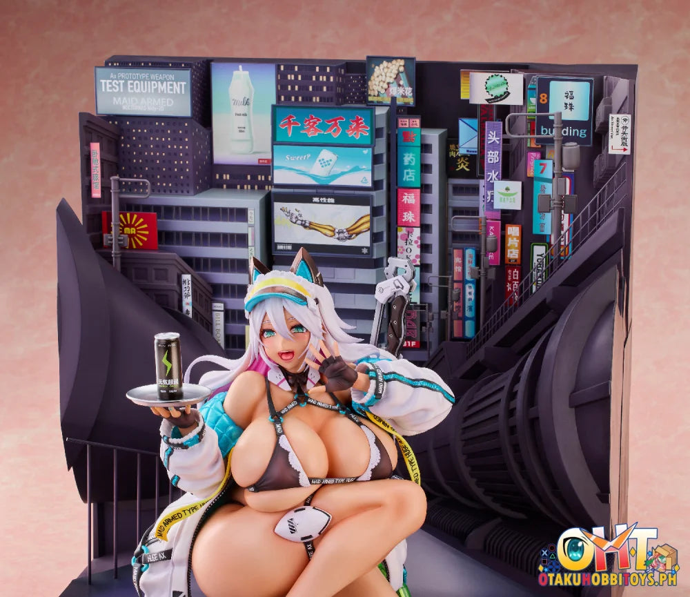 Nocturnas 1/4 Meido-Busou: Ax Street ver. Pixel Philia Edition Scale Figure