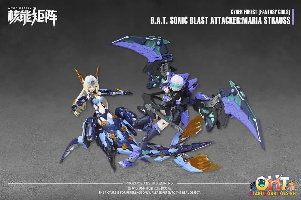 Nuke Matrix 1/12 Scale Cyber Forest B.a.t. Sonic Blast Attacker Maria Strauss Model Kit Figure