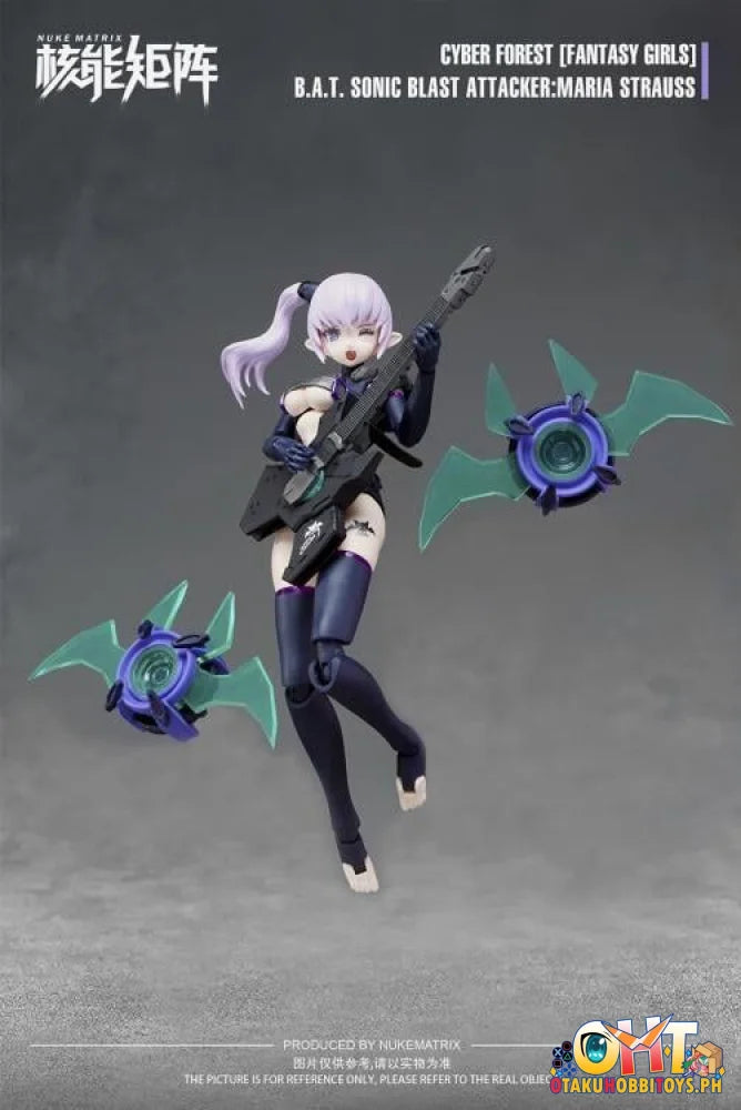 Nuke Matrix 1/12 Scale Cyber Forest B.a.t. Sonic Blast Attacker Maria Strauss Model Kit Figure