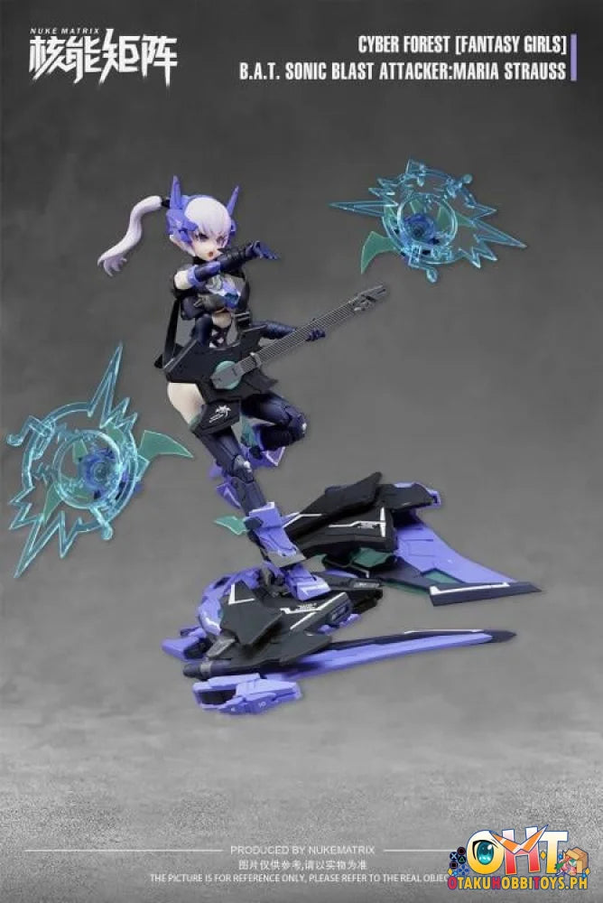 Nuke Matrix 1/12 Scale Cyber Forest B.a.t. Sonic Blast Attacker Maria Strauss Model Kit Figure