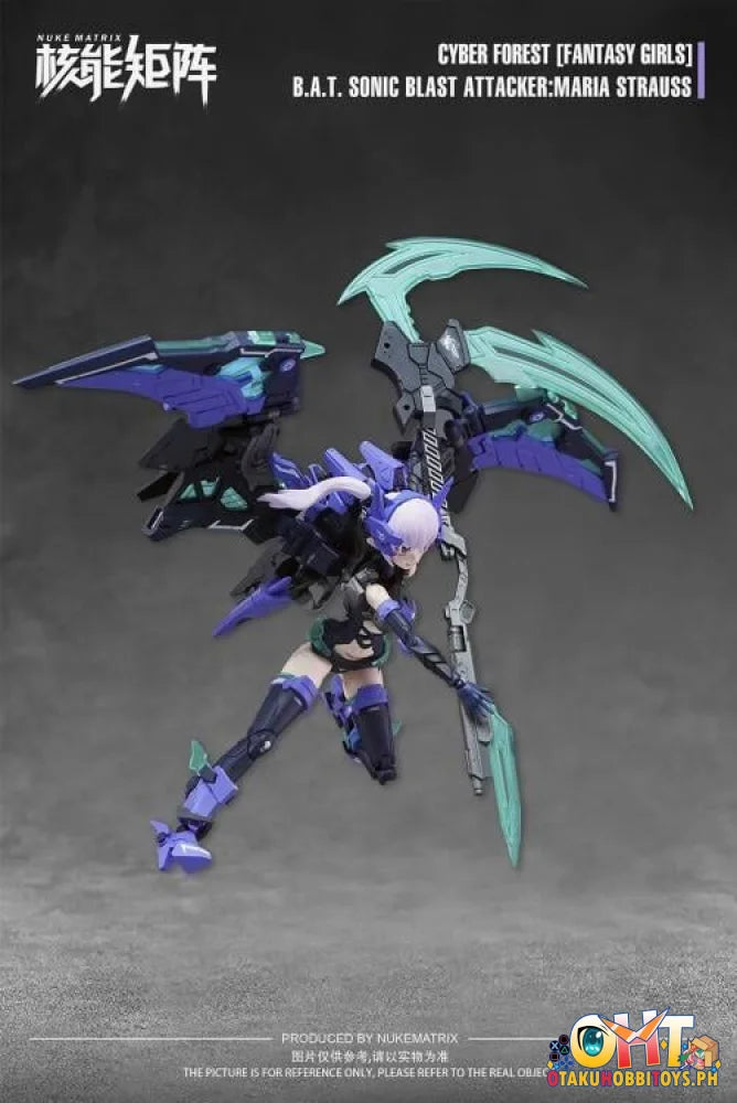 Nuke Matrix 1/12 Scale Cyber Forest B.a.t. Sonic Blast Attacker Maria Strauss Model Kit Figure