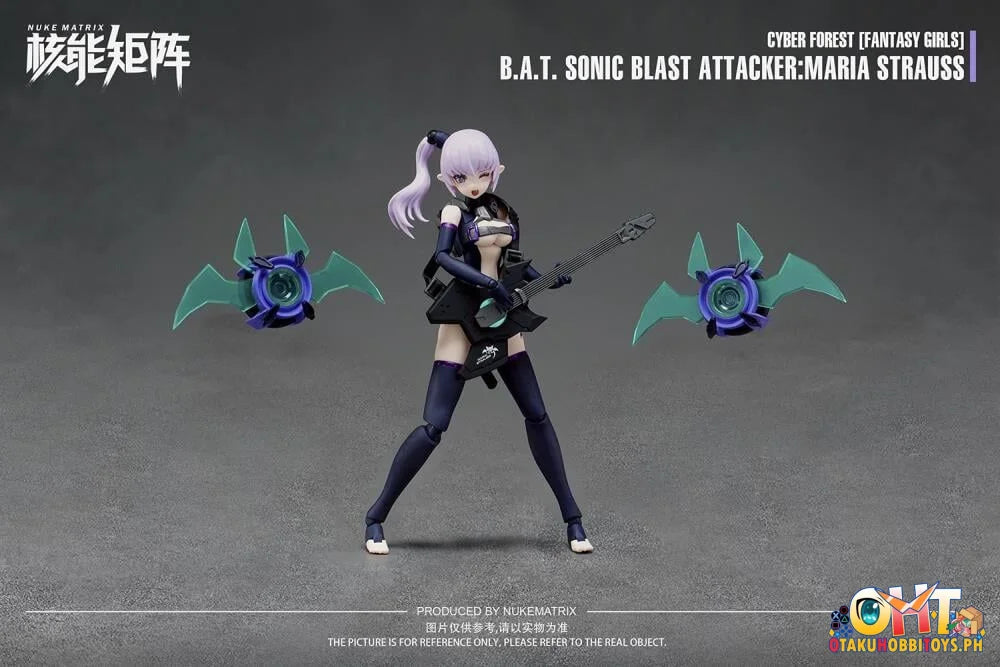 Nuke Matrix 1/12 Scale Cyber Forest B.a.t. Sonic Blast Attacker Maria Strauss Model Kit Figure