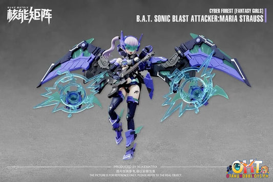 Nuke Matrix 1/12 Scale Cyber Forest B.a.t. Sonic Blast Attacker Maria Strauss Model Kit Figure