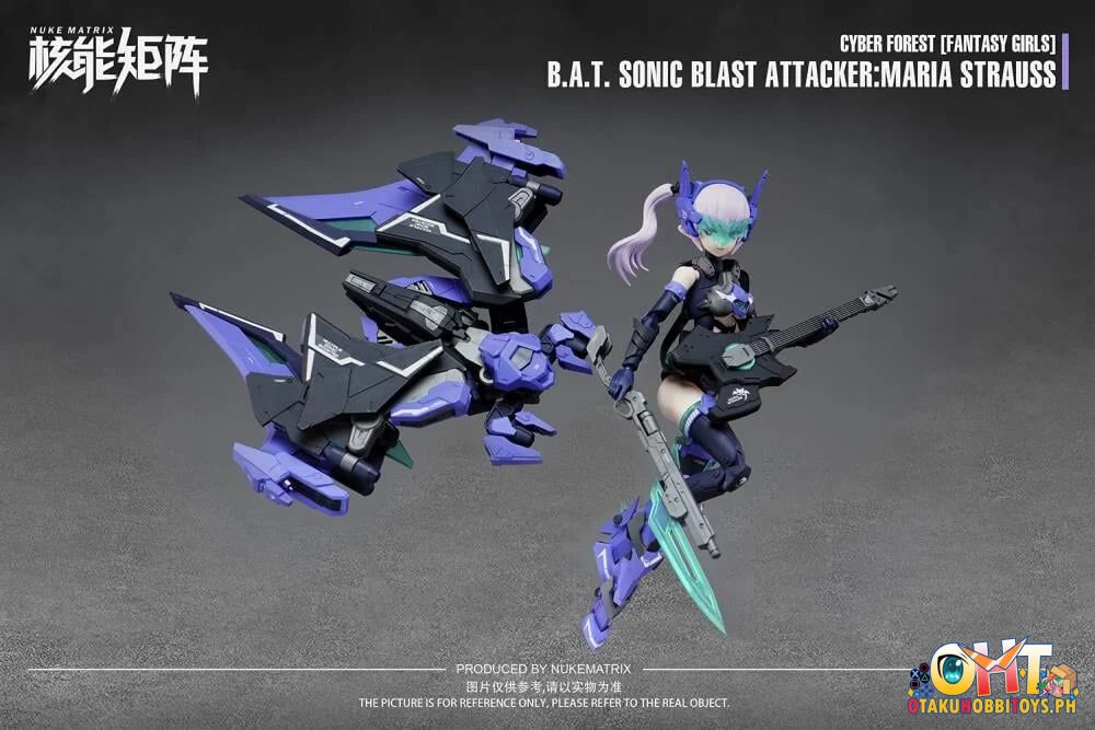 Nuke Matrix 1/12 Scale Cyber Forest B.a.t. Sonic Blast Attacker Maria Strauss Model Kit Figure