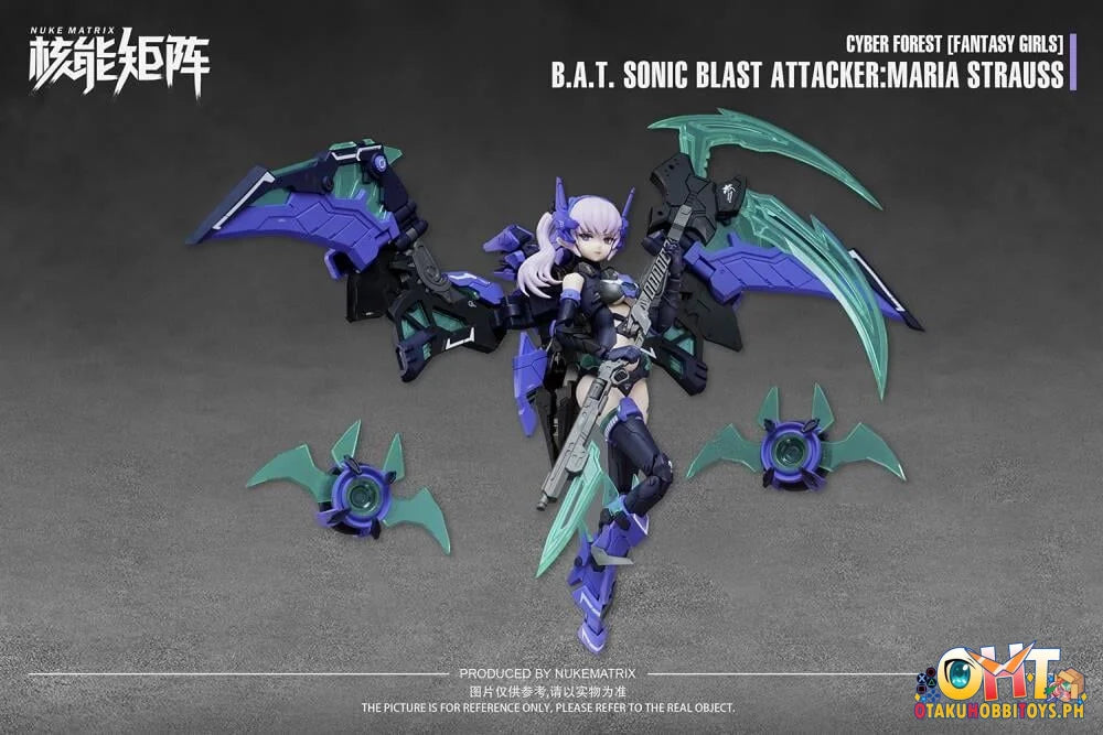 Nuke Matrix 1/12 Scale Cyber Forest B.a.t. Sonic Blast Attacker Maria Strauss Model Kit Figure