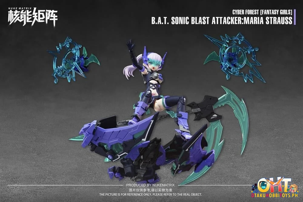 Nuke Matrix 1/12 Scale Cyber Forest B.a.t. Sonic Blast Attacker Maria Strauss Model Kit Figure